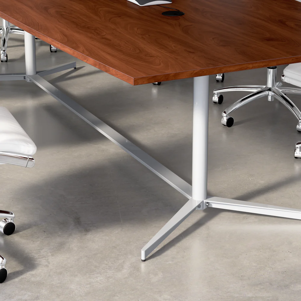 120-inch Office Conference Table with Metal Base - Image 29