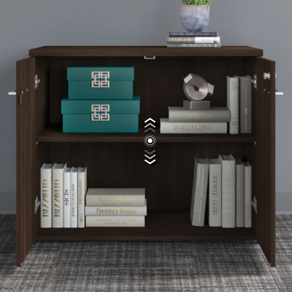 Office 500 36W Bookcase Hutch - Image 5