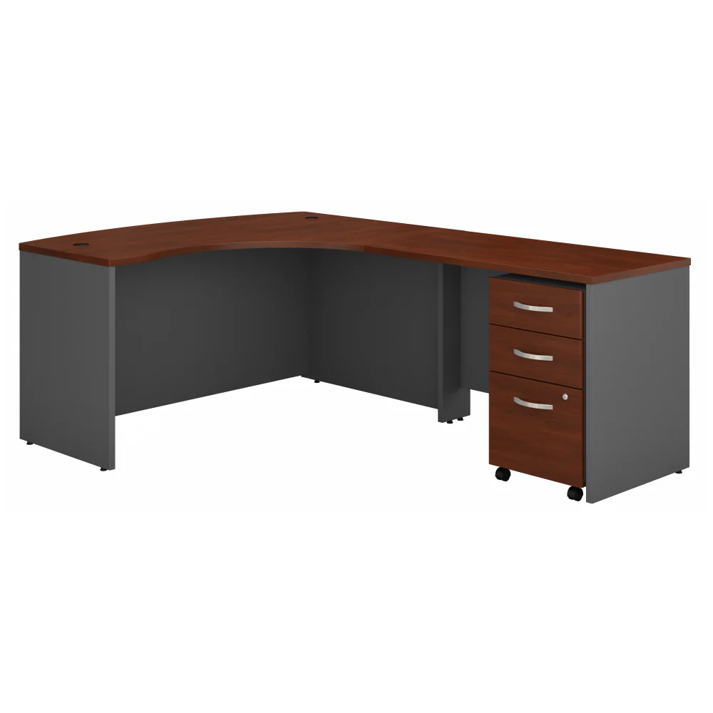 Series C Right Handed L Shaped Desk with Mobile File Cabinet - Image 6